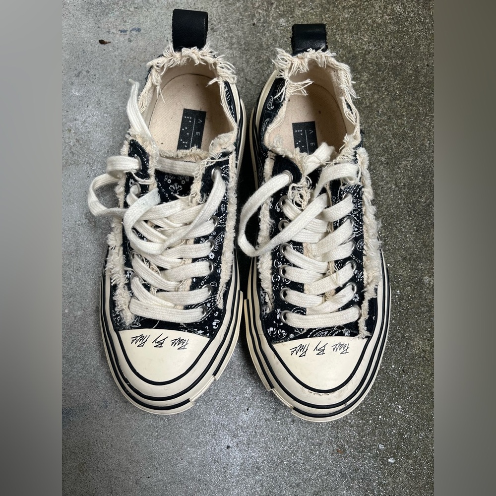 Vessel Black and  White Sneakers